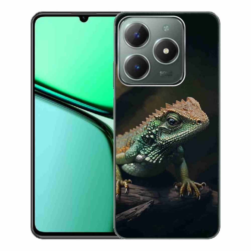 Gél borító mmCase a Realme C61 készülékhez - gyík