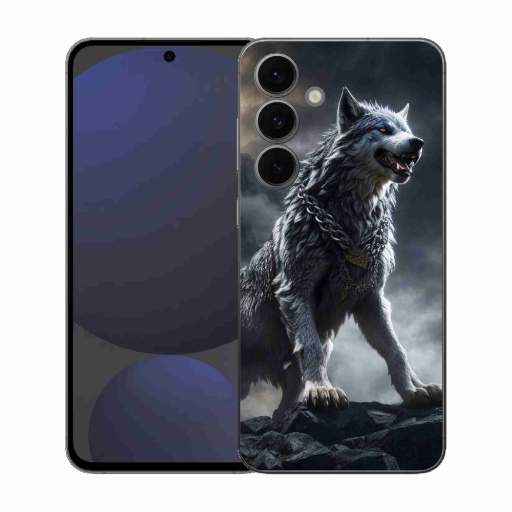 Zselés borítás mmCase Samsung Galaxy S25 FE - farkas 1