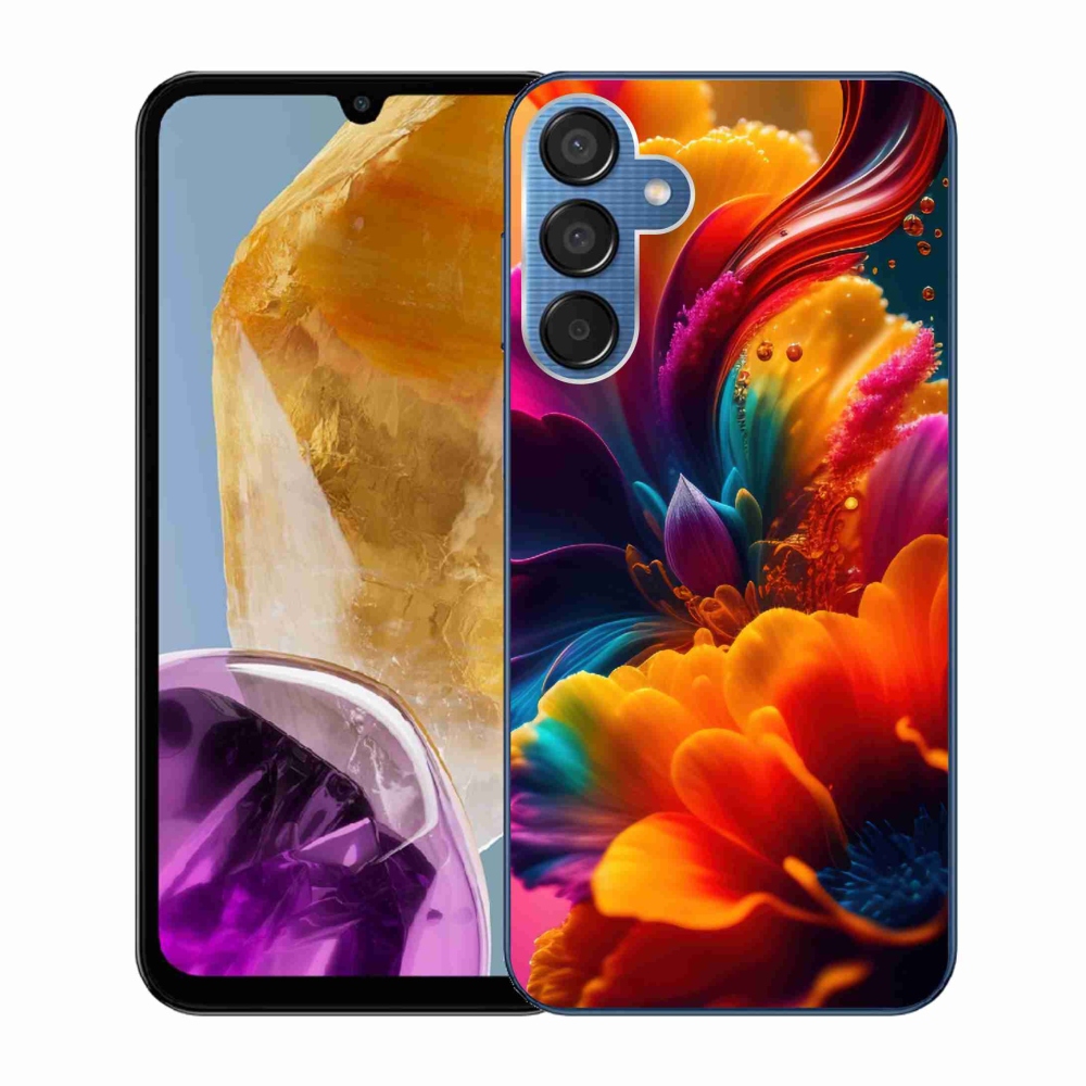 Zselés borítás mmCase Samsung Galaxy M15 5G - absztrakt motívum 2