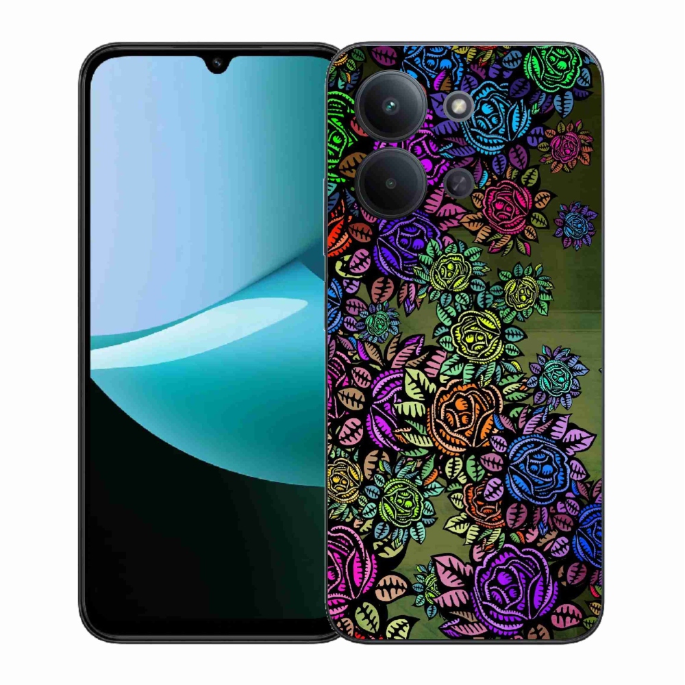 Gél borítás mmCase a Xiaomi Redmi 15C 4G (171mm)/Poco C85 4G (171mm) - virágok 6