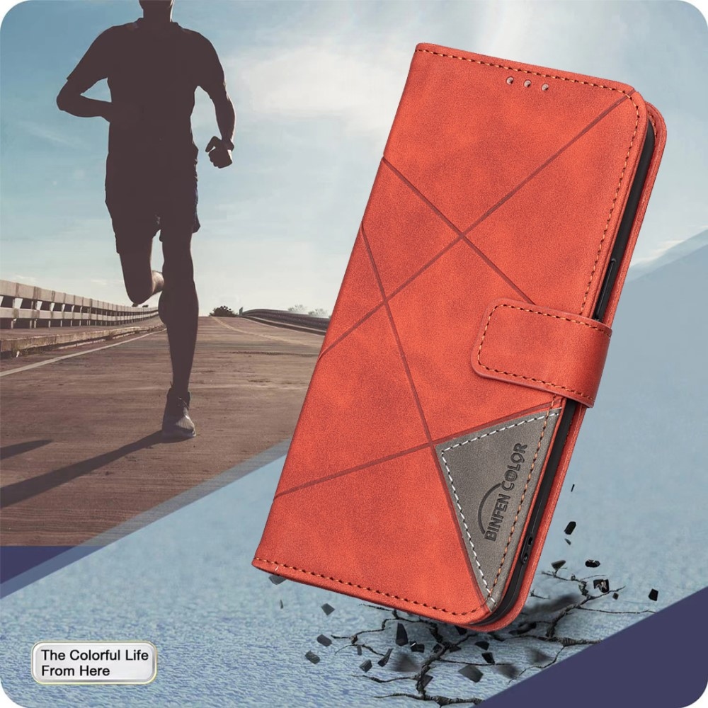 COLOR BNF könyvtáska a Realme 14 5G készülékhez - barna