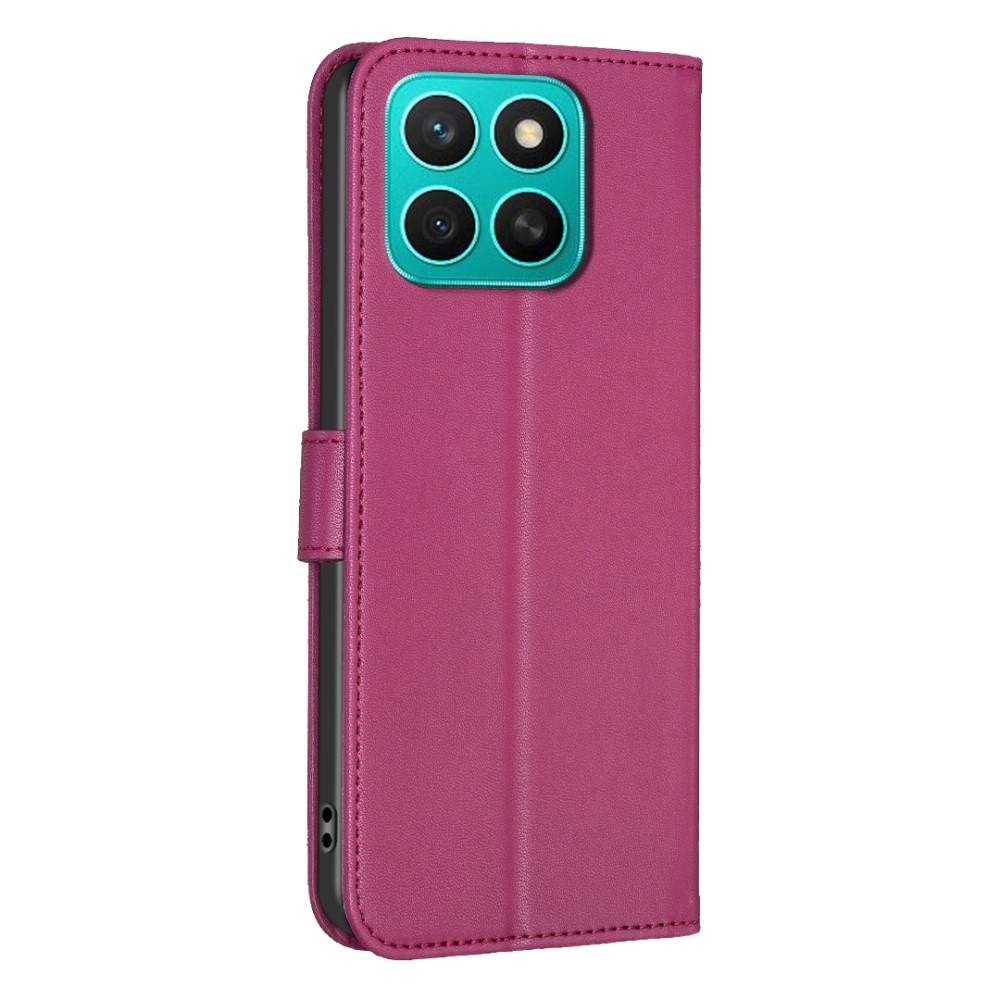 Clover könyv tok Honor X8c-hez - rózsaszínű