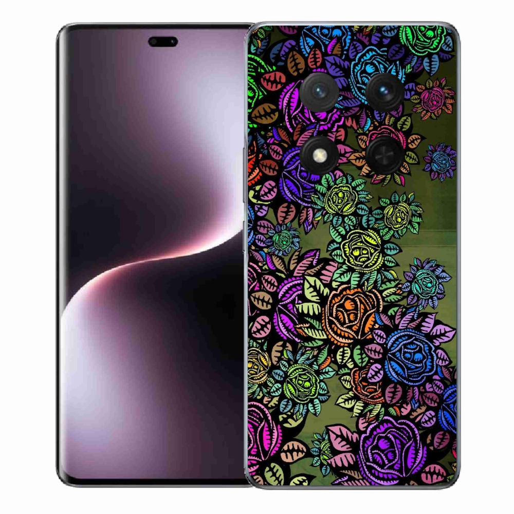 Gél borító mmCase a Honor Magic 7 Lite 5G számára - virágok 6