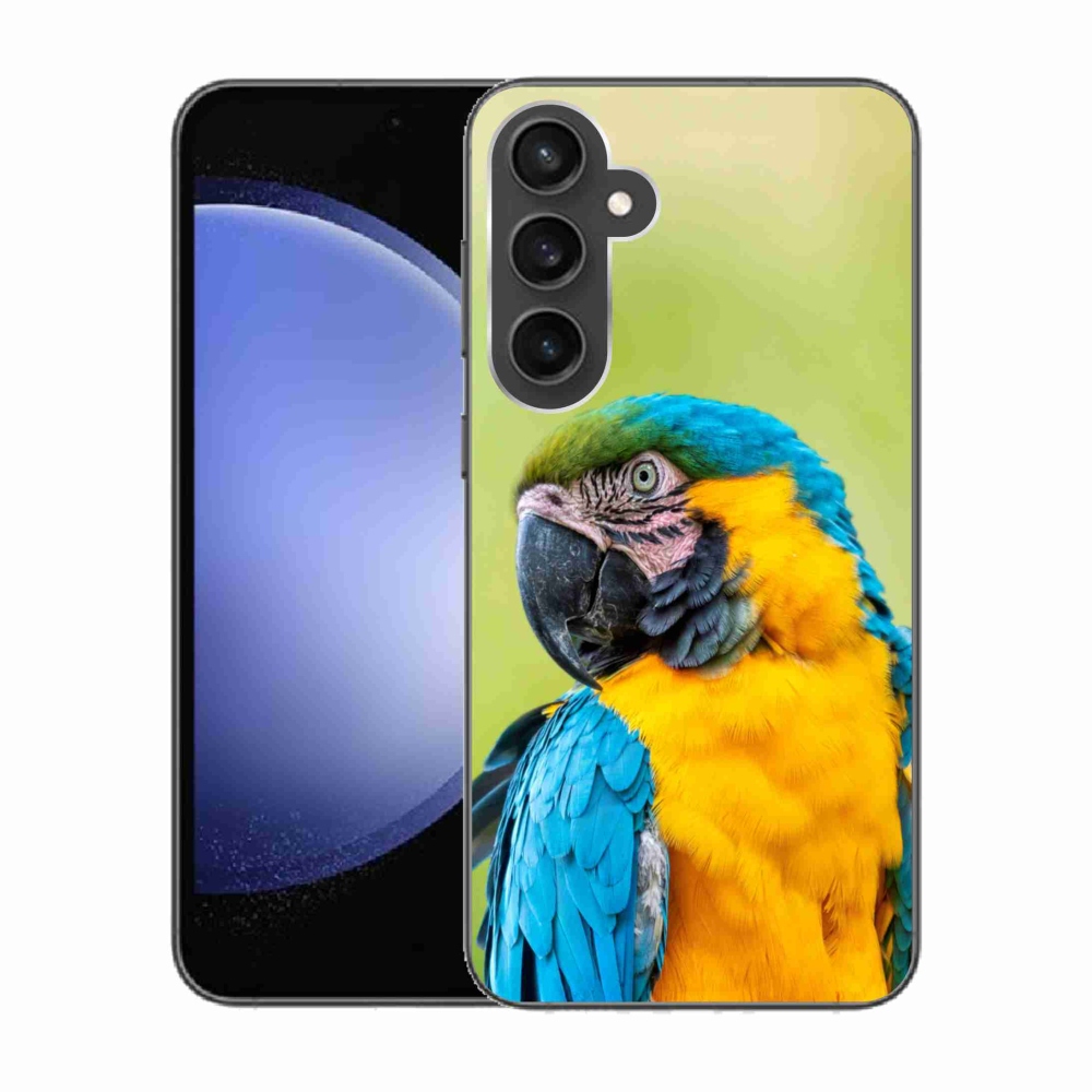 Gél tok mmCase Samsung Galaxy S23 FE készülékhez - papagáj ara 2