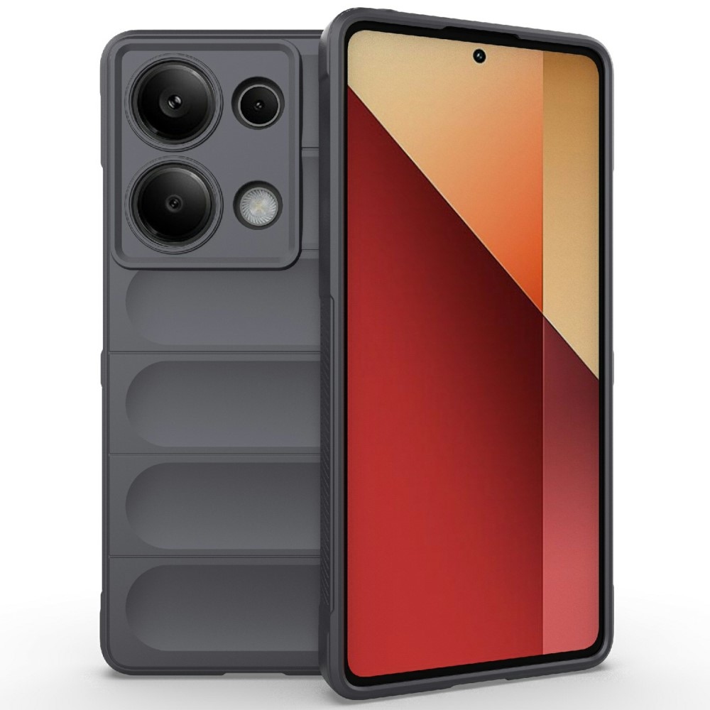 Rugg tartós zselés tok Xiaomi Redmi Note 14S-hez - sötétszürke