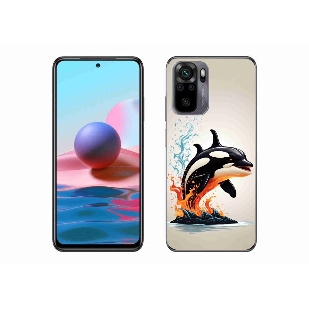 Zselés borítás mmCase a Xiaomi Redmi Note 10 4G-hez - orca