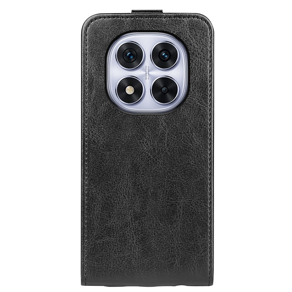 Függőleges könyvtáska Xiaomi Redmi Note 14 Pro 5G/Poco X7 5G - fekete