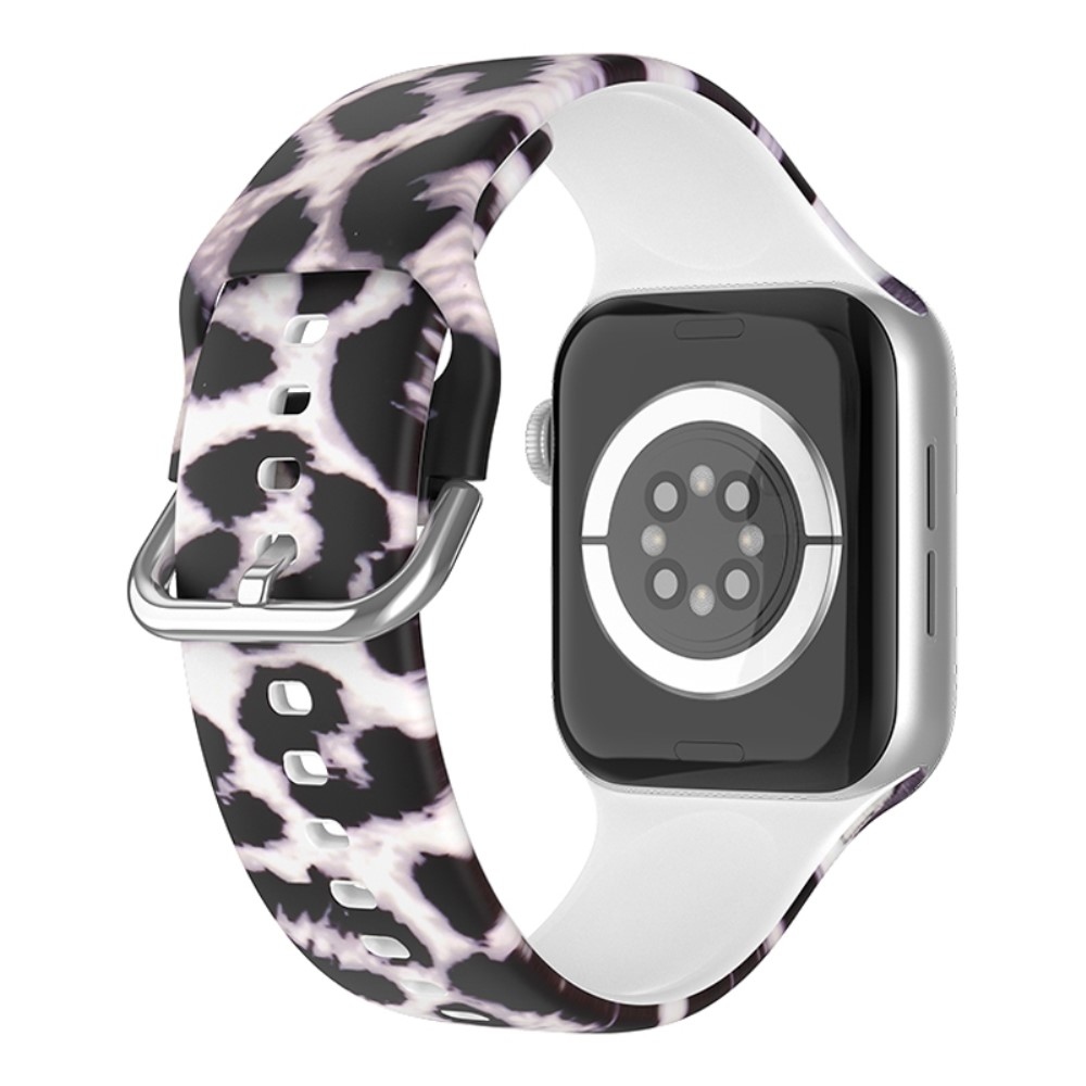 Nyomtatott szilikon szíj Apple Watch Ultra/Ultra 2 49mm/SE/SE 2022/2023 44mm/9/8/7 45mm/6/5/4 44mm/3/2/1 42 mm - minta N