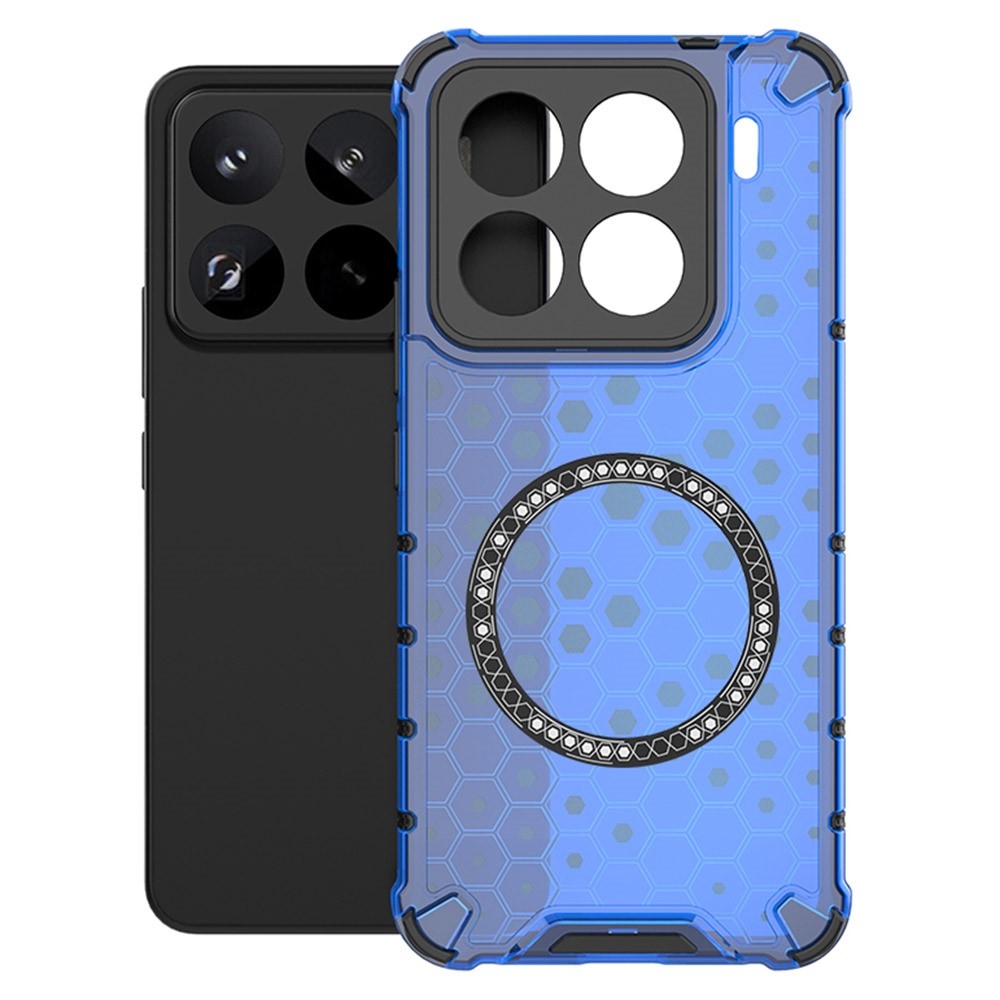 Méz tartós védőburkolat MagSafe-rel Xiaomi 15 Pro - kék