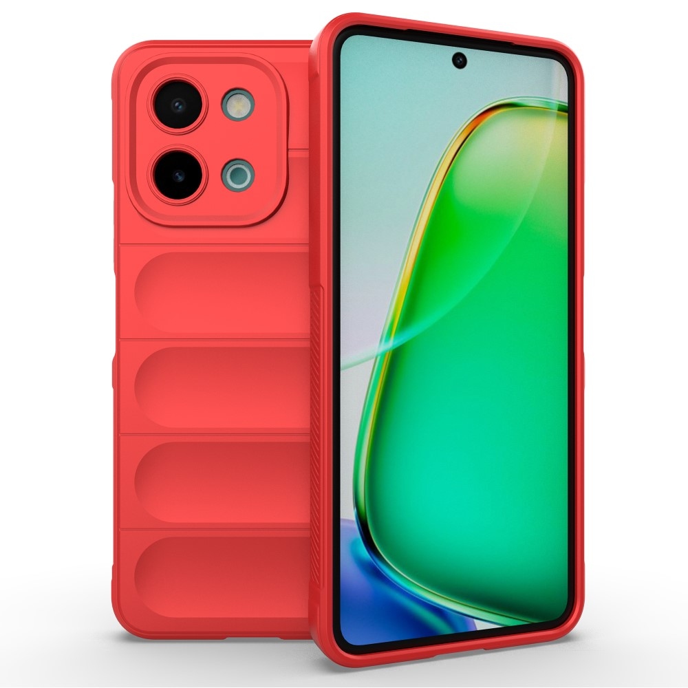 Rugg tartós zselés tok a Vivo Y28-hoz - piros