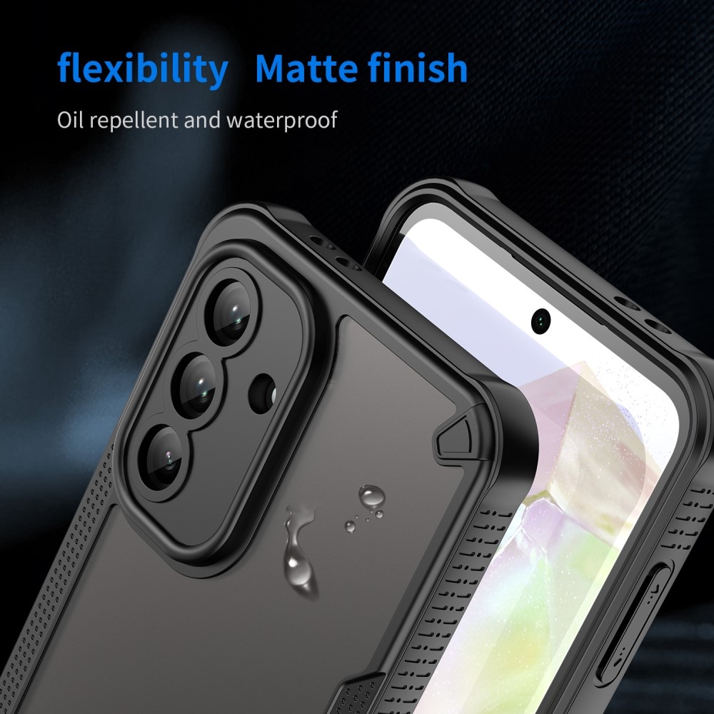 Fagyasztott tartós borítás Samsung Galaxy A56 5G készülékhez - fekete