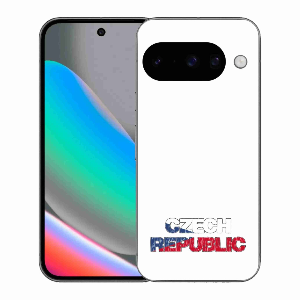 Gél borító mmCase a Google Pixel 10 - Csehország fehér háttérrel
