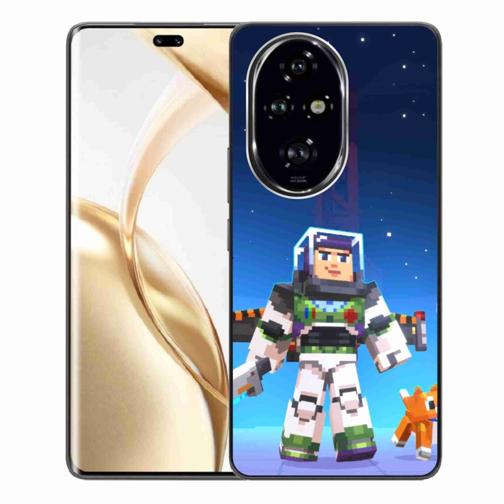 Zselés borítás mmCase a Honor 200 Pro 5G készülékhez - minecraft 2
