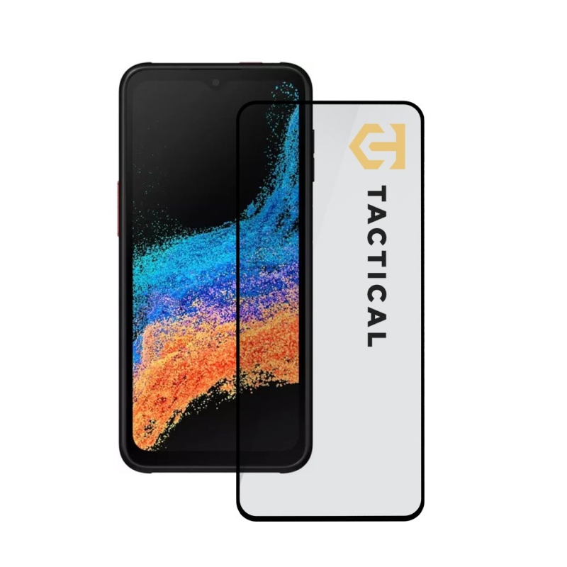 Taktikai üvegpajzs 5D üveg a Samsung Galaxy Xcover 6 Pro fekete készülékhez