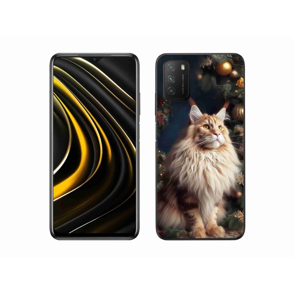 Gél borítás mmCase a Xiaomi Poco M3-hoz - macska a fánál