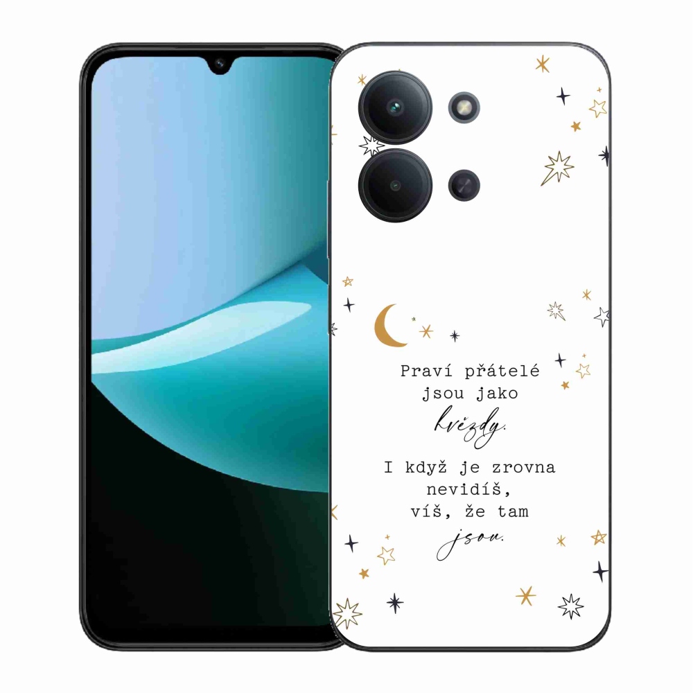 Gél borítás mmCase a Xiaomi Redmi 15C 4G (171mm)/Poco C85 4G (171mm) - idézet 6 fehér háttérrel