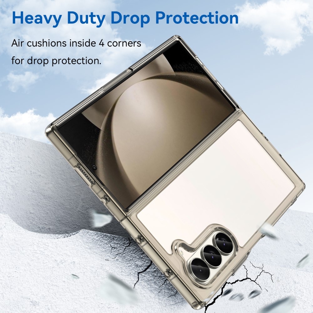 Gél tok fix hátlappal Samsung Galaxy Z Fold6 5G készülékhez - szürke