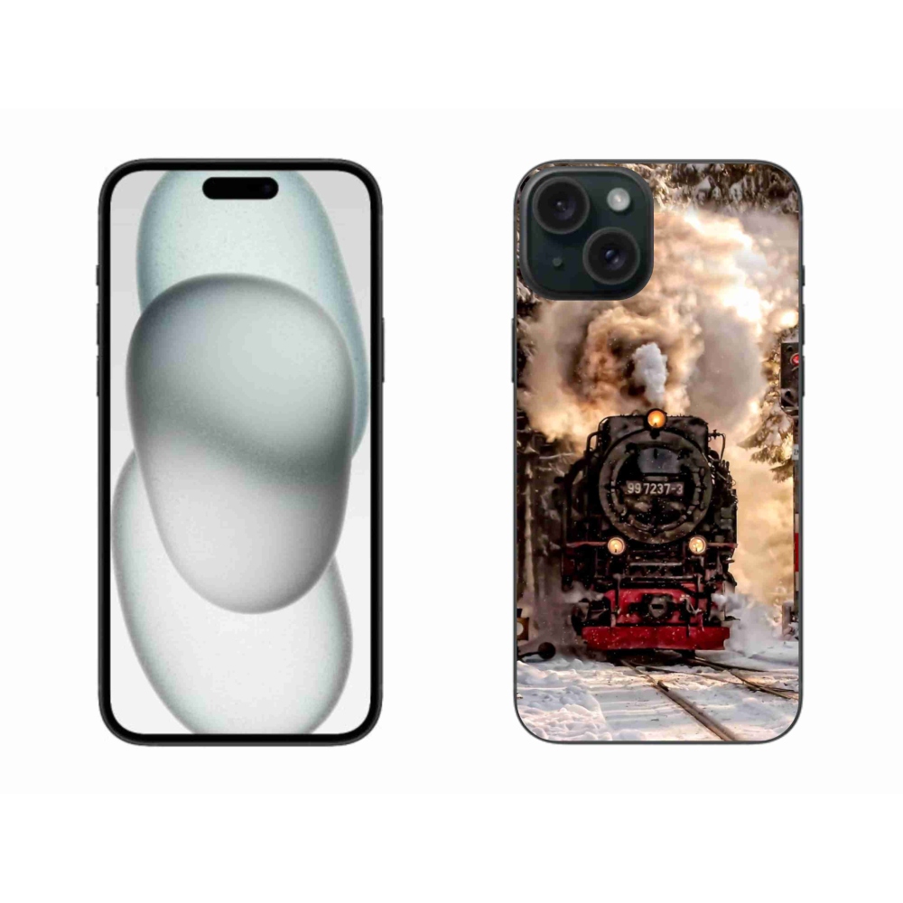 Zselés borítás mmCase iPhone 15 Plus készülékhez - vonat