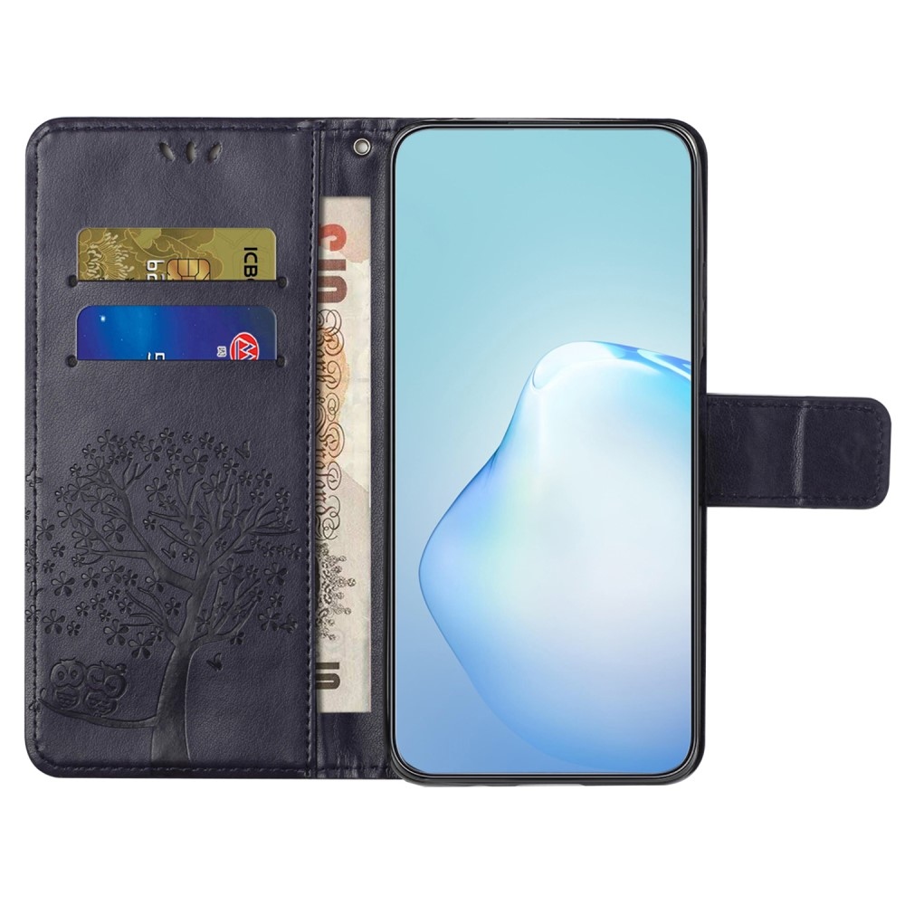 Fa könyv tok Samsung Galaxy S24+/S25+ készülékhez - sötétlila