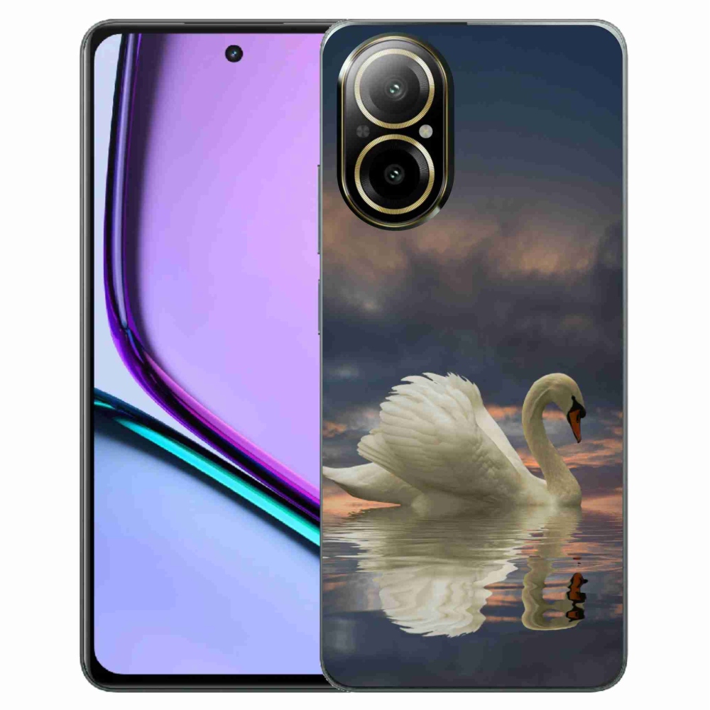 Zselés borítás mmCase a Realme C67 készülékhez - hattyú