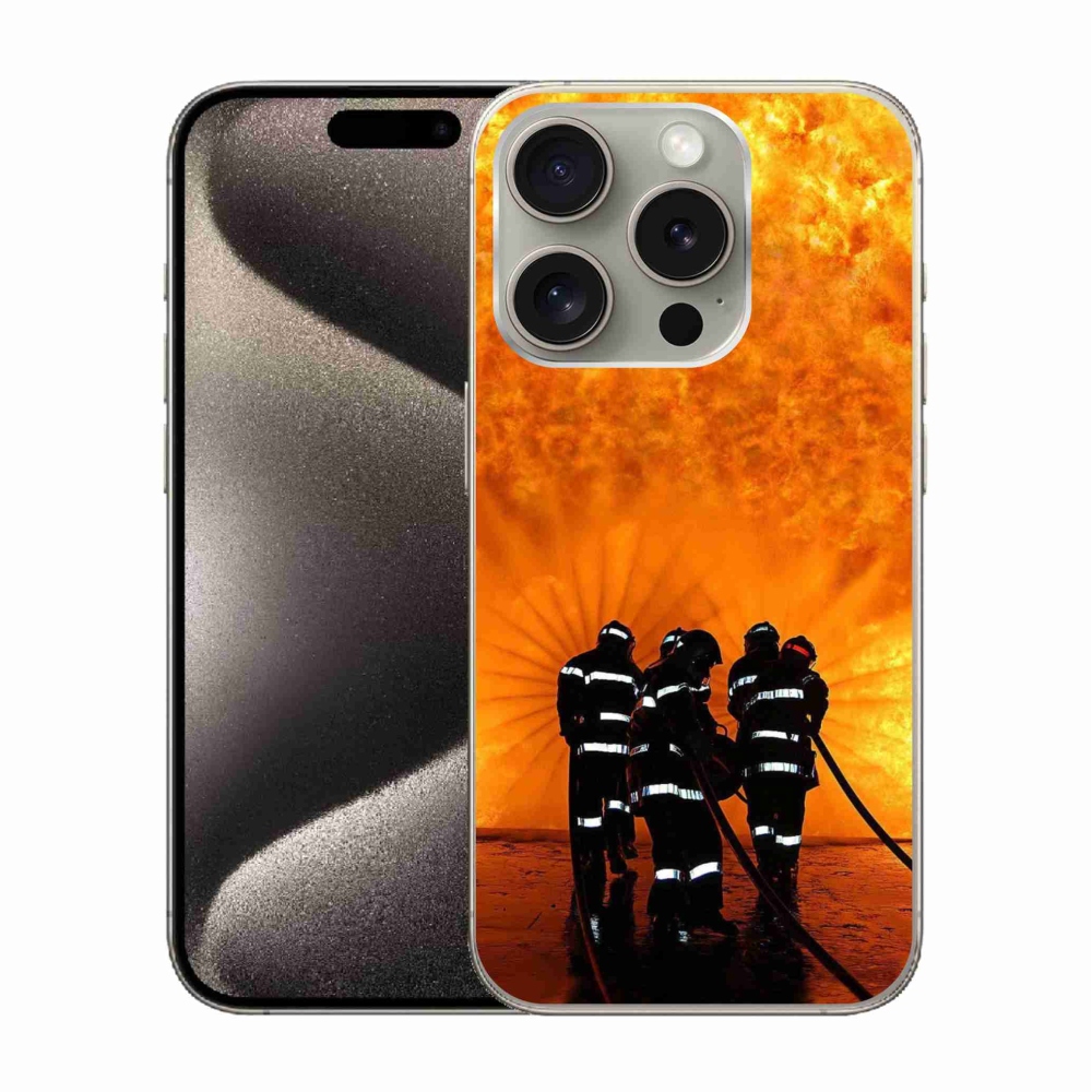 Gél borítás mmCase iPhone 15 Pro készülékhez - Fire