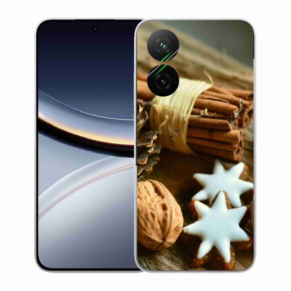 Gél borítás mmCase a Xiaomi Poco F7 5G számára - fahéj és mézeskalács