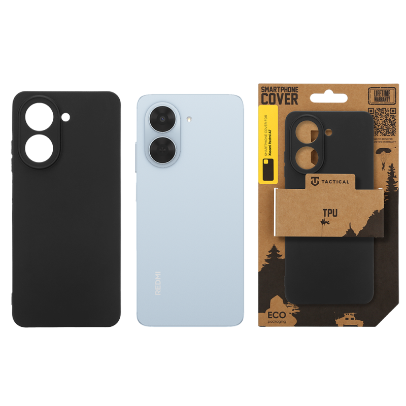 Tactical TPU tok a Xiaomi Redmi A7-hez, fekete