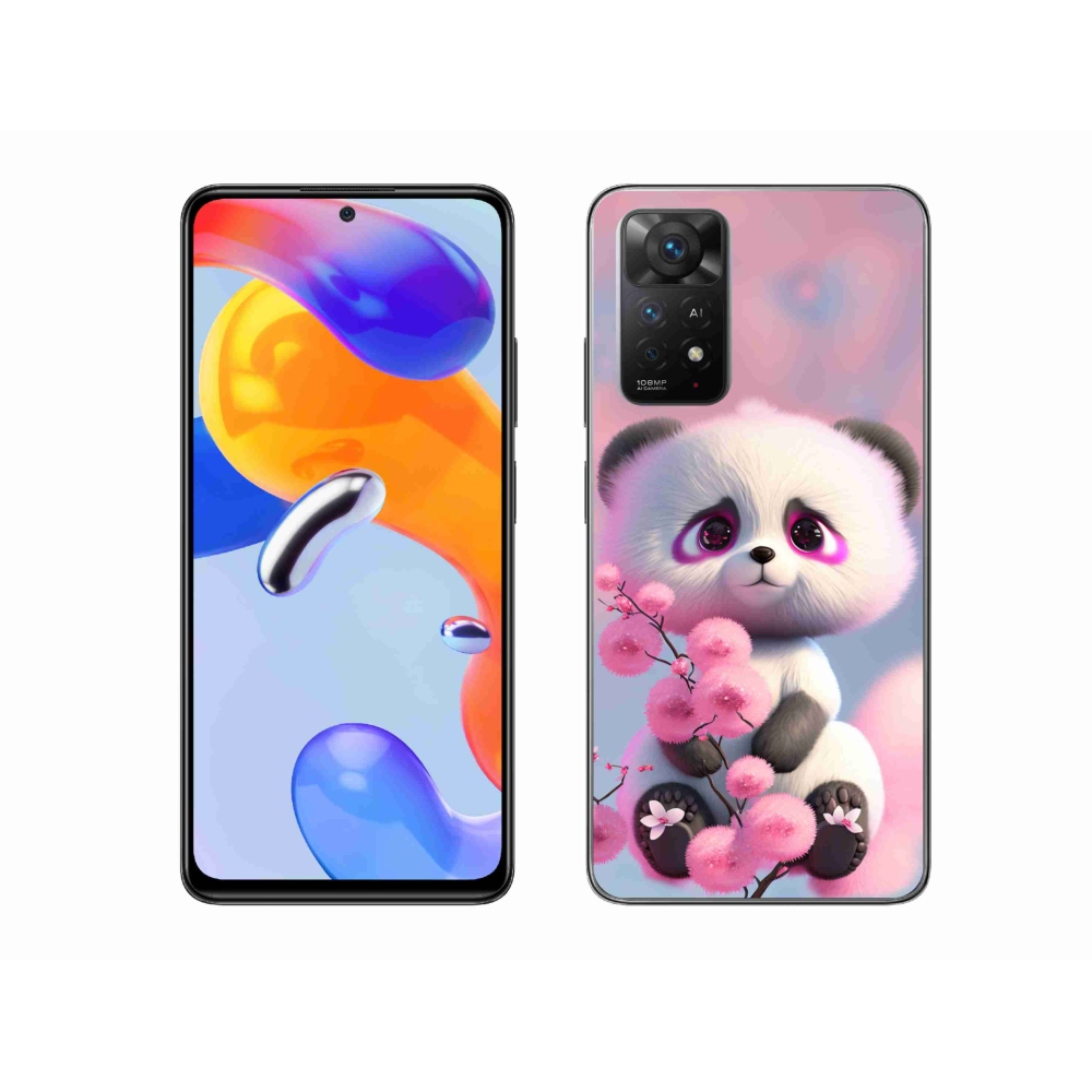 Gél borítás mmCase a Xiaomi Redmi Note 11 Pro 4G/5G számára - aranyos panda 1