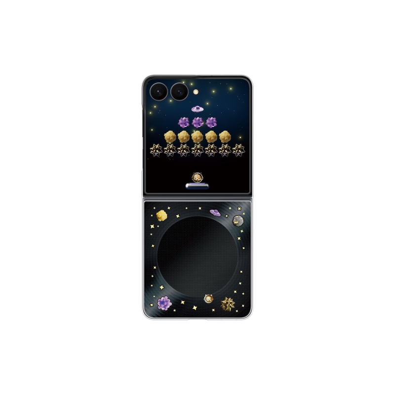 EF-FF776CBE Samsung FlipSuit tok a Galaxy Z Flip 8-hoz, fekete