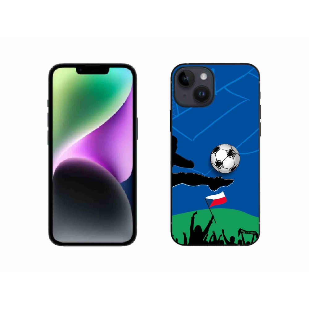 Gél borítás mmCase iPhone 14 készülékhez - futballszurkolók számára