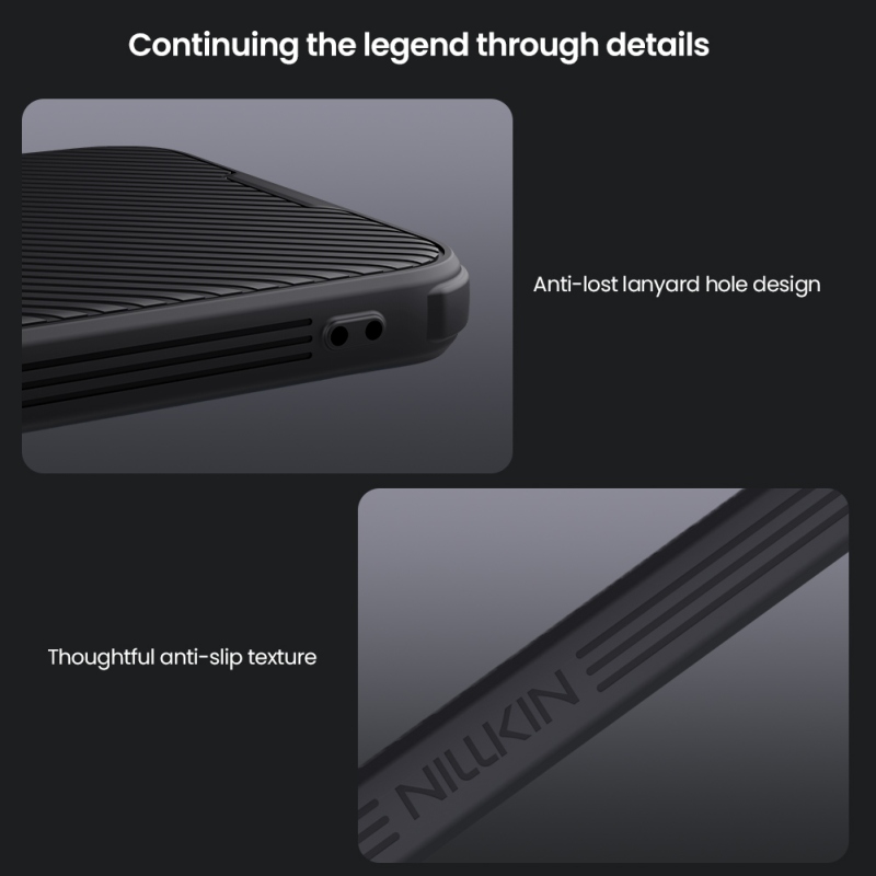 Nillkin CamShield PRO mágneses hátlap Samsung Galaxy A36 5G fekete