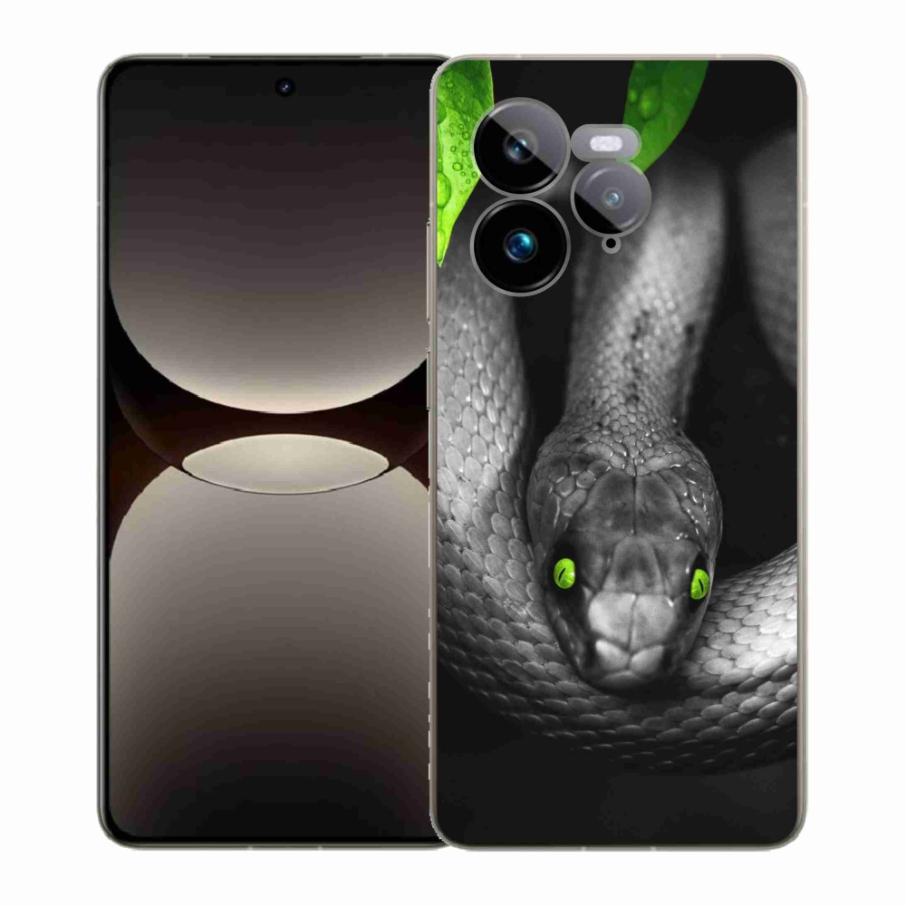 Gél borítás mmCase a Realme GT 7 Pro 5G számára - kígyó