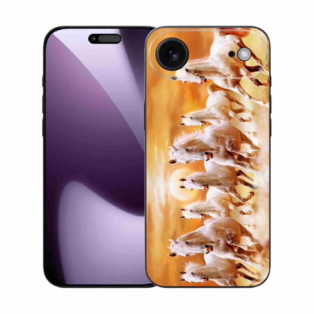 Zselés borítás mmCase iPhone 17 Air készülékhez - lovak 2