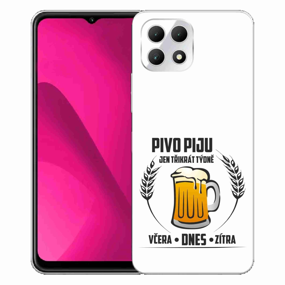 Gél borító mmCase a T-Mobile T Phone 2 készülékhez - sör motívum fehér háttér