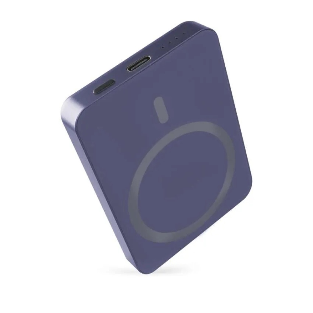 Powerbank EMOS WI 522, 5000 mAh, 20 W+vezeték nélküli - kék