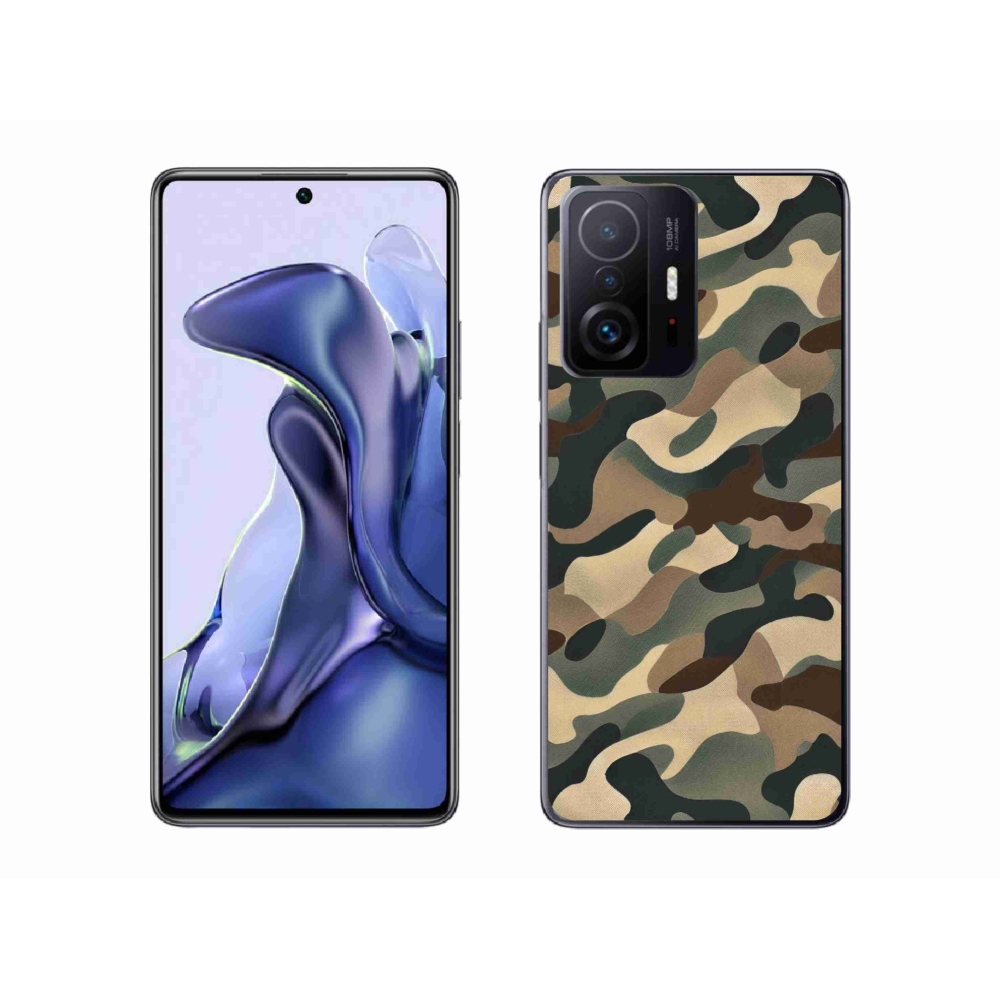 Gél borítás mmCase a Xiaomi 11T Pro számára - terepszínű minta 11