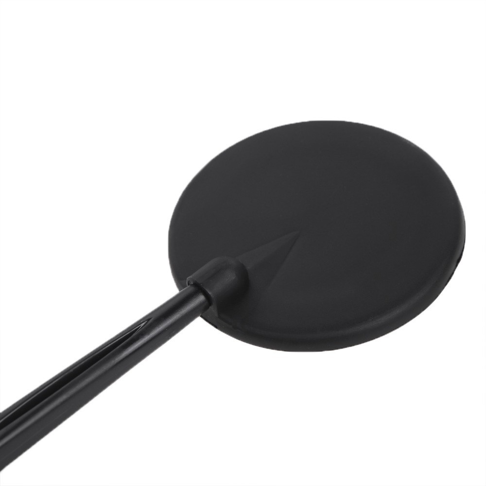 Univerzális domború, nagylátószögű tükör kerékpárokhoz és robogókhoz - fekete