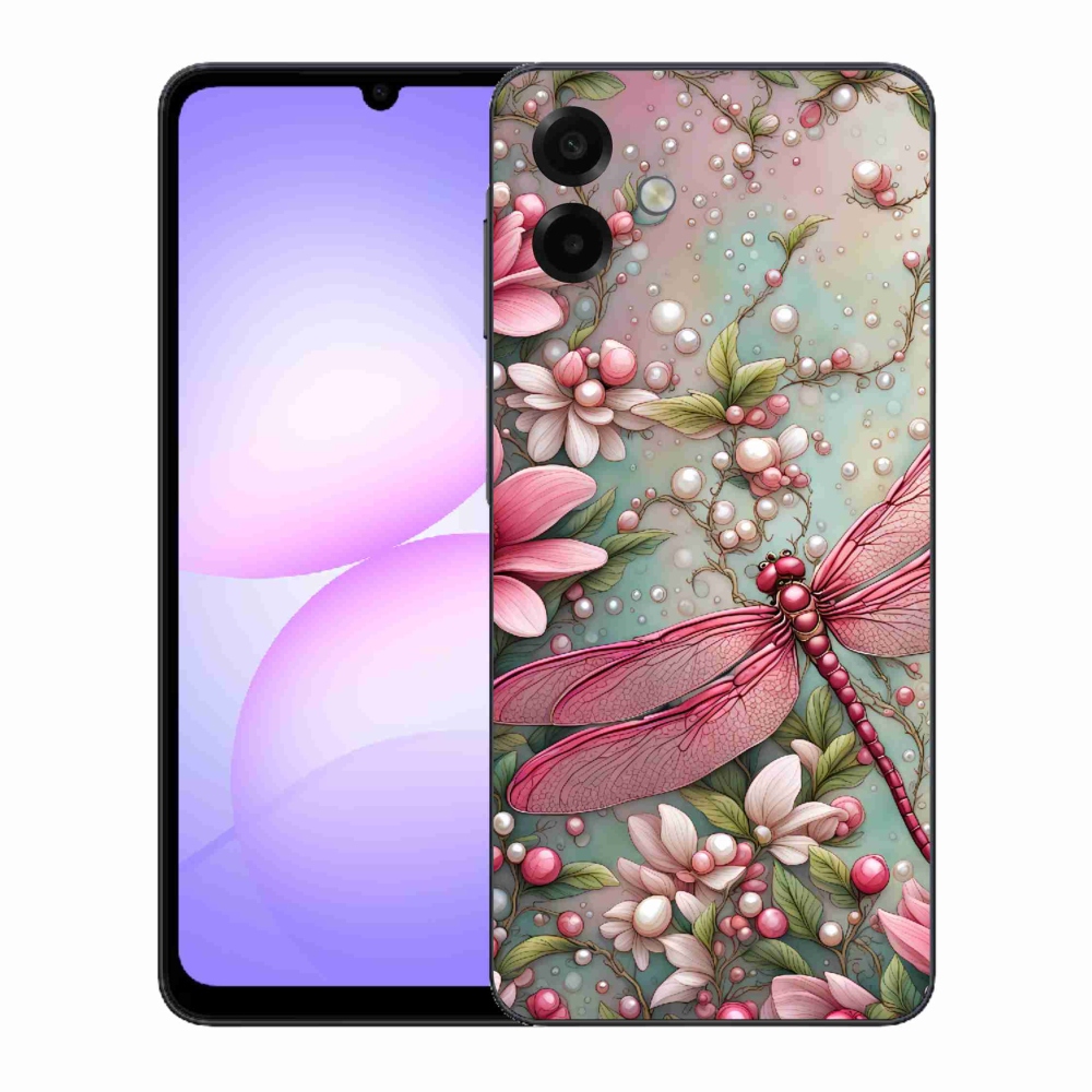 Gél borítás mmCase Samsung Galaxy A07 4G - szitakötőhöz