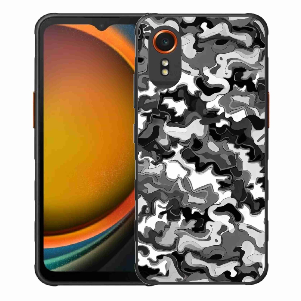 Zselés borítás mmCase Samsung Galaxy Xcover 7 készülékhez - terepszínű minta 3