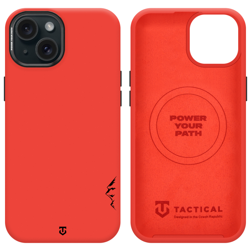 Tactical MagForce Velvet Smoothie 2.0 tok az Apple iPhone 15-hez, Chili színben