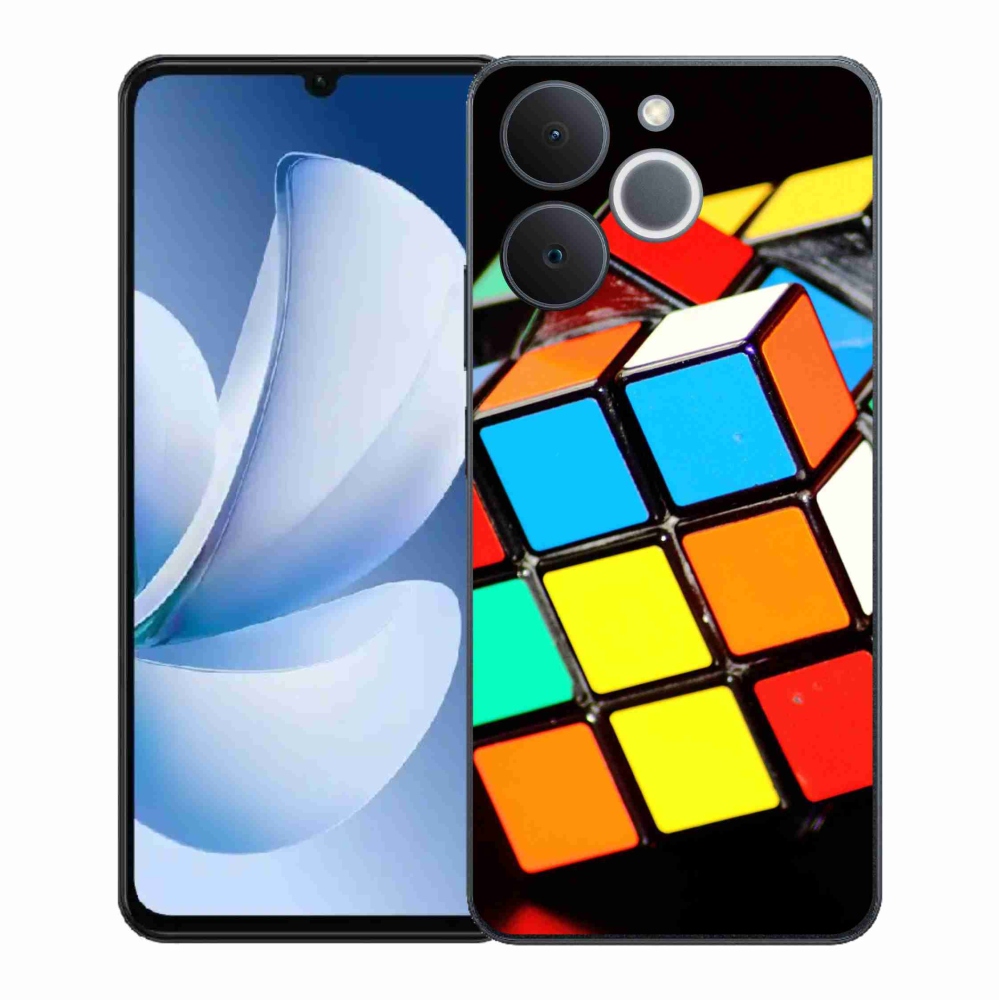Gél borítás mmCase a Realme Note 70T-hez - Rubik-kocka