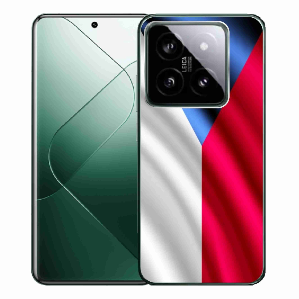 Gél borító mmCase a Xiaomi 14 Pro számára - cseh zászló