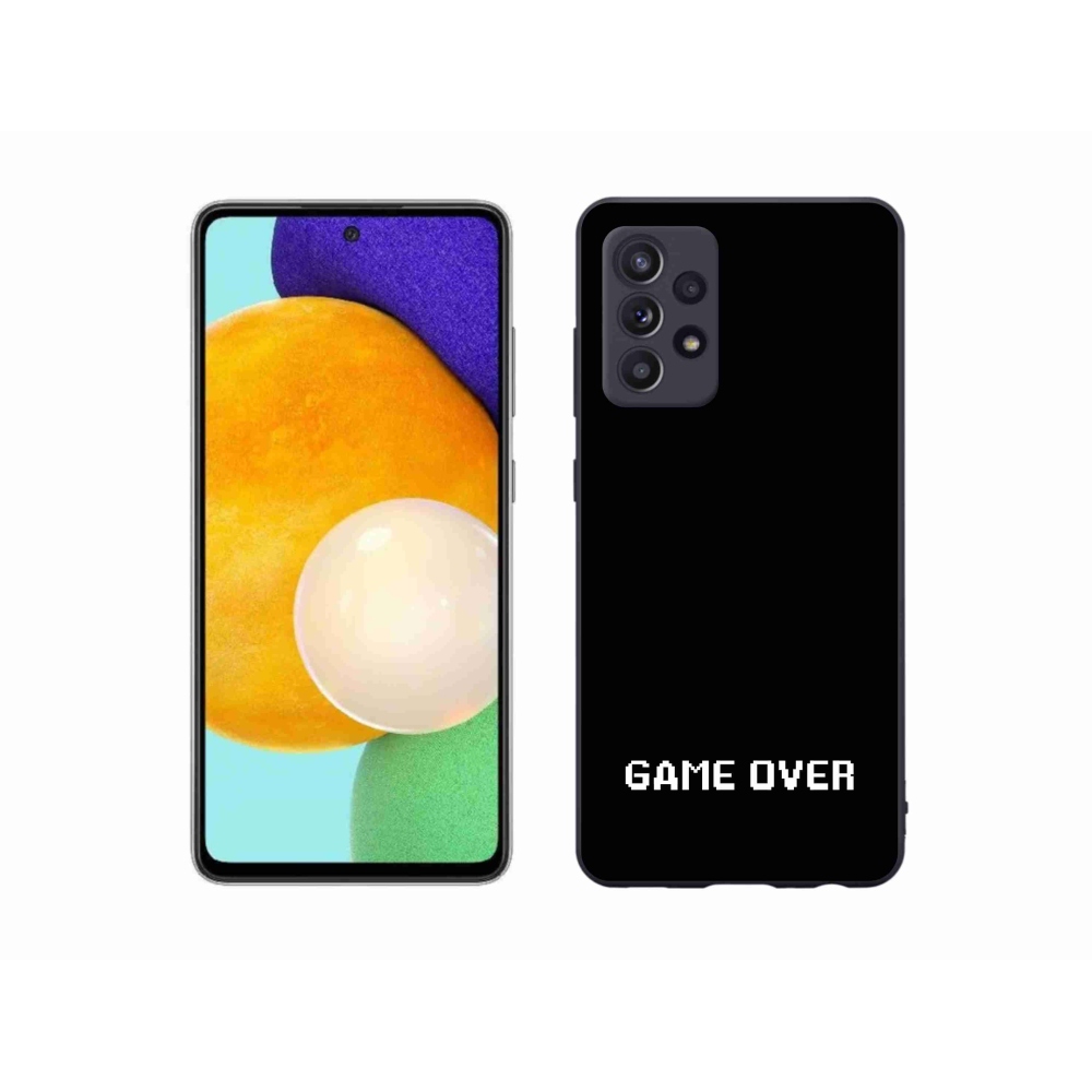 Gél borítás mmCase Samsung Galaxy A52/A52 5G - játék fekete háttérrel