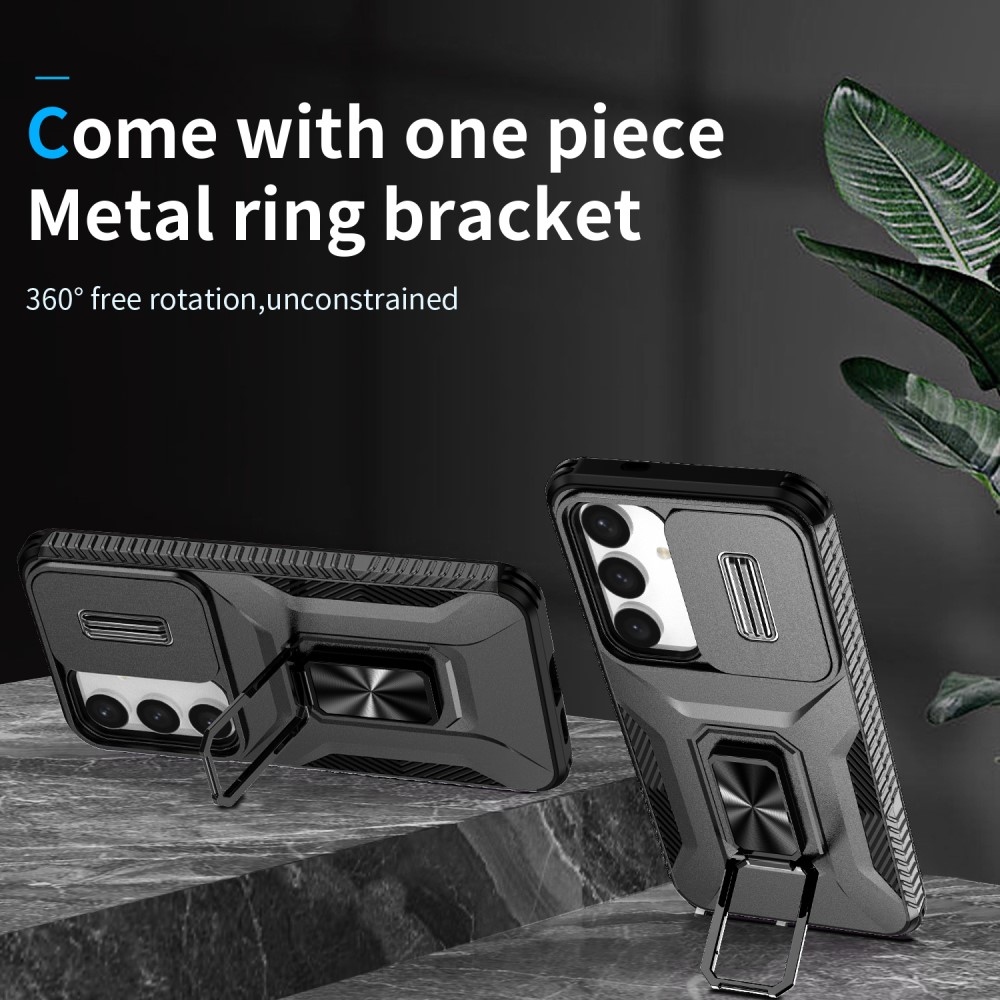 Csúszásálló borító Samsung Galaxy S24+/S25+ készülékhez - fekete