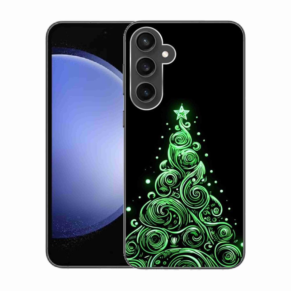 Gél borítás mmCase Samsung Galaxy S23 FE - neon karácsonyfa 3