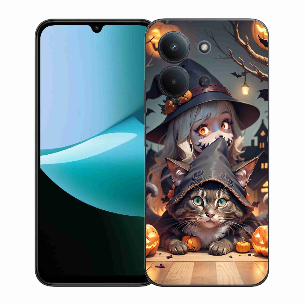 Gél borítás mmCase for Xiaomi Redmi 15C 4G (171mm)/Poco C85 4G (171mm) - boszorkány macskával