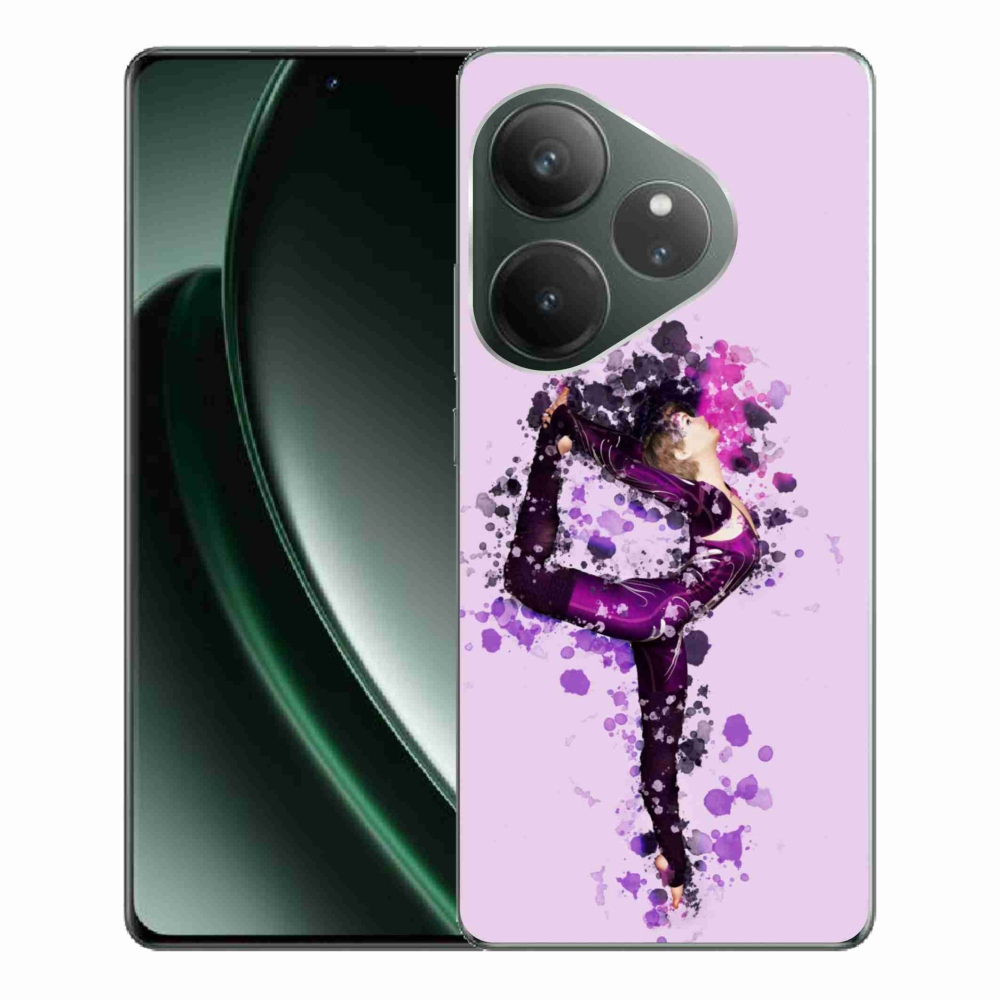 Gél borítás mmCase a Realme GT 6 5G/GT 6T 5G számára - balerina