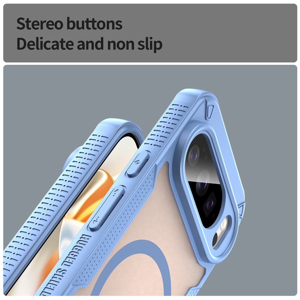 Froste tartós védőburkolat MagSafe-val a Google Pixel 10 Pro-hoz - kék