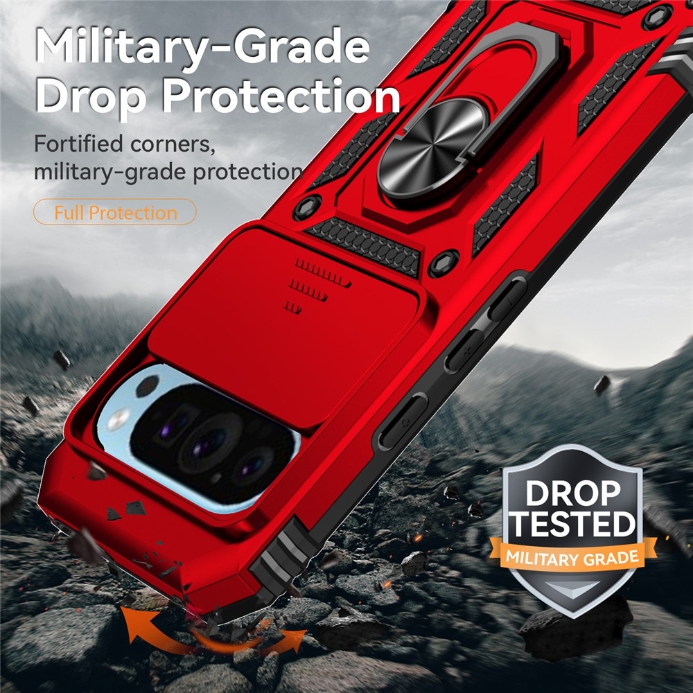 Csúszásálló borítás Google Pixel 10 Pro/Pixel 10/9 Pro/9 - piros