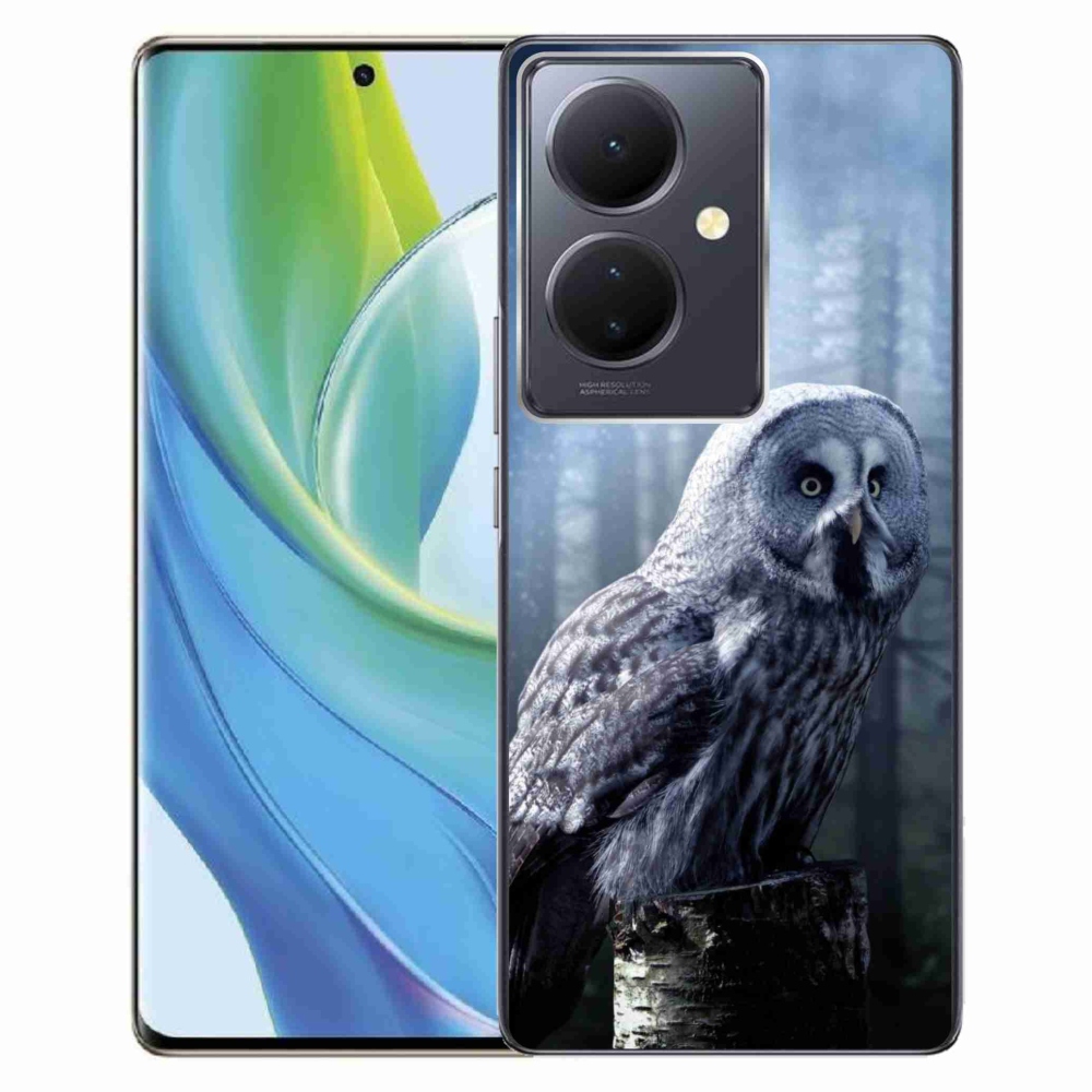 Gél borítás mmCase a Vivo V29 Lite 5G-hez - bagoly